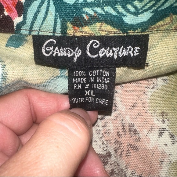 Women’s multicolor Gaudy Couture jean jacket sz XL - Picture 9 of 11